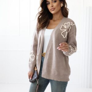 SWETER OVERSIZE Z KWIATAMI 3D OLLA