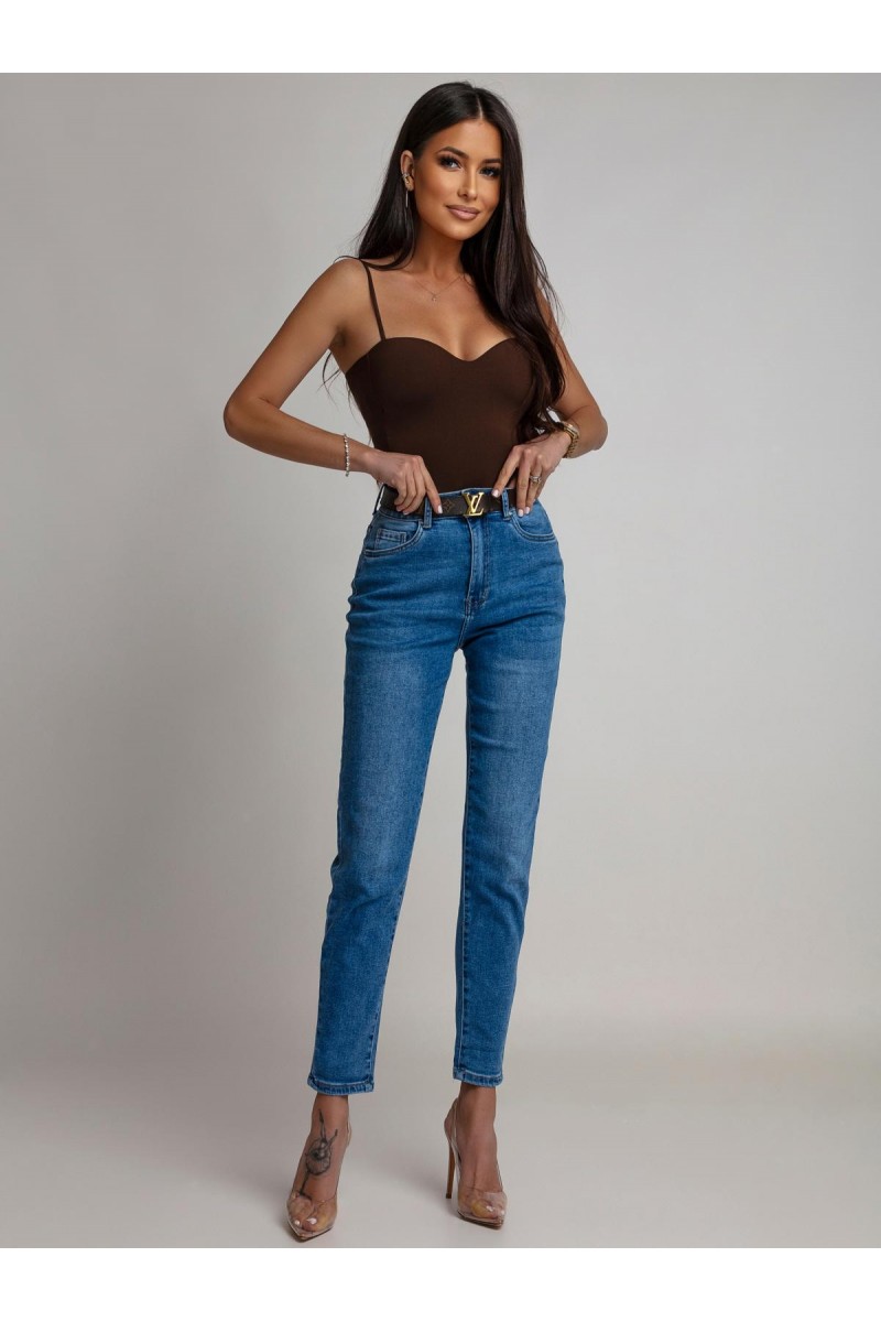 JEANSY Z WYSOKIM STANEM FIT